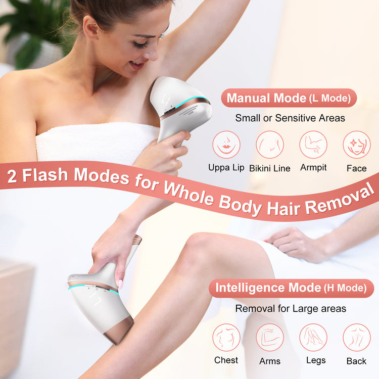 IPL (Intense Pulse Light) Permanent Hair Removal for Body and Face