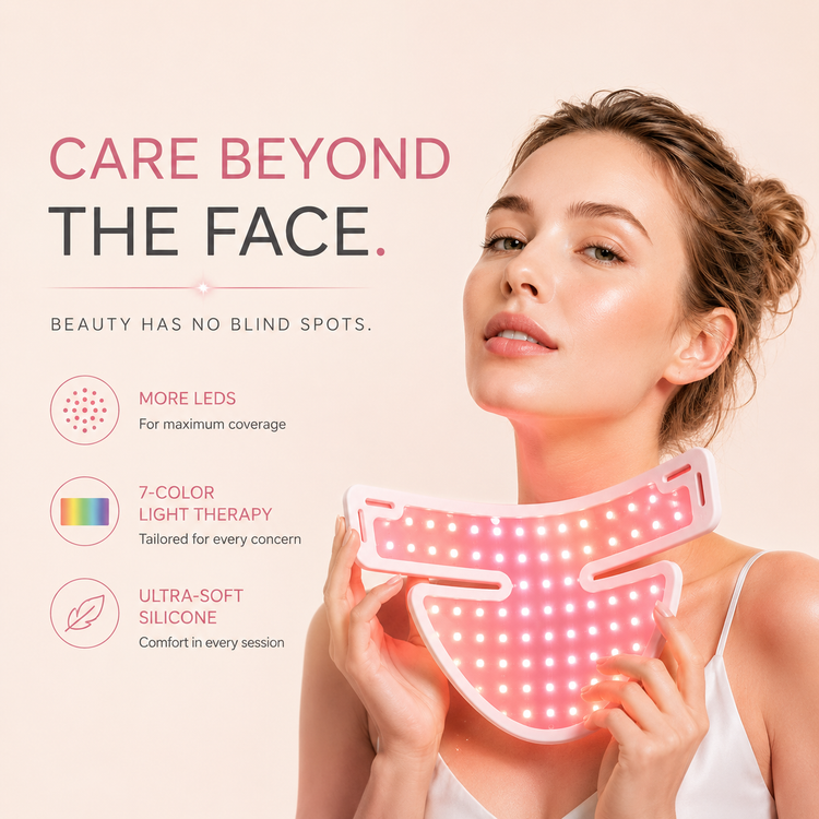 Avorla Beauty LED Silicone Facial Treatment Mask 7-Color