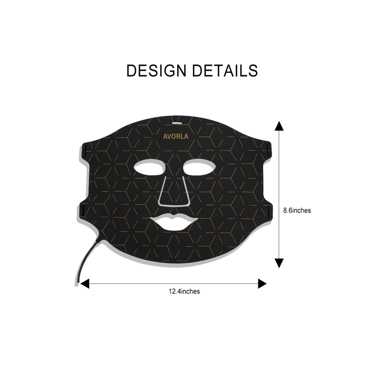 Avorla Beauty LED Silicone Facial Photon Mask 4-Color