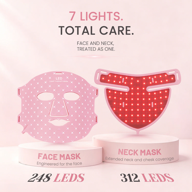 Avorla Beauty LED Silicone Facial Treatment Mask 7-Color