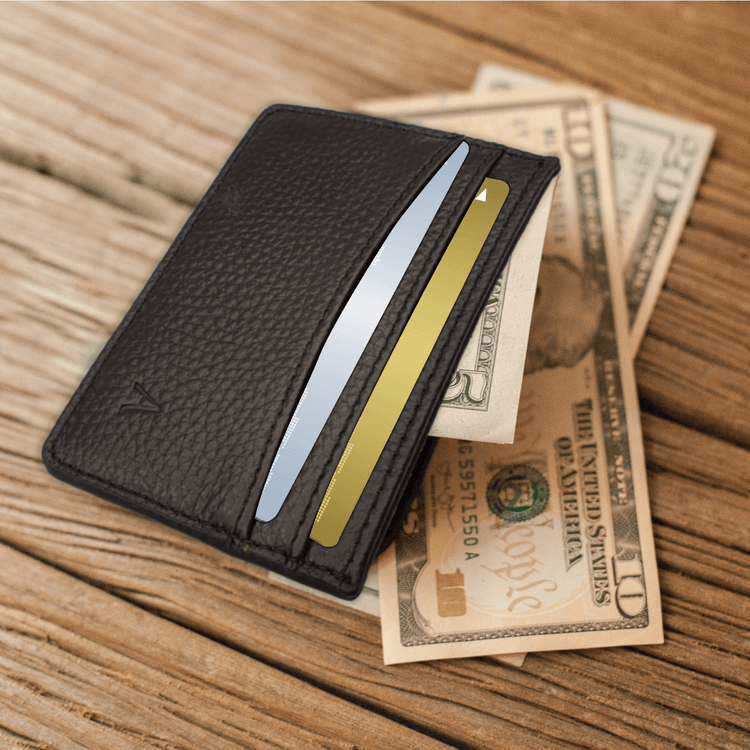 Aphrona Brown Leather Card Holder