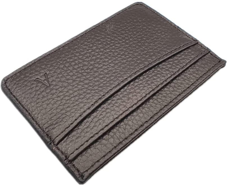 Aphrona Brown Leather Card Holder